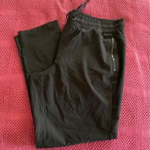 Black jogger pants